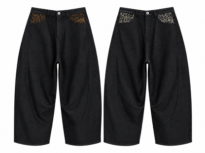 Leopard Double Pocket Pants