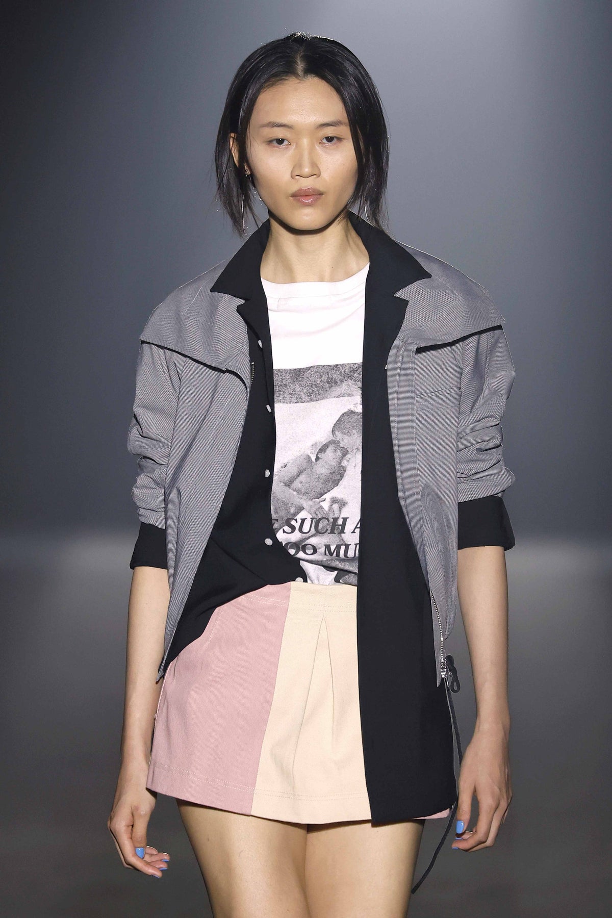 Orb Sleeve Wind Jacket - Brown, Gray