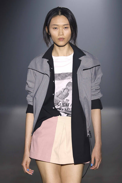 Orb Sleeve Wind Jacket - Brown, Gray