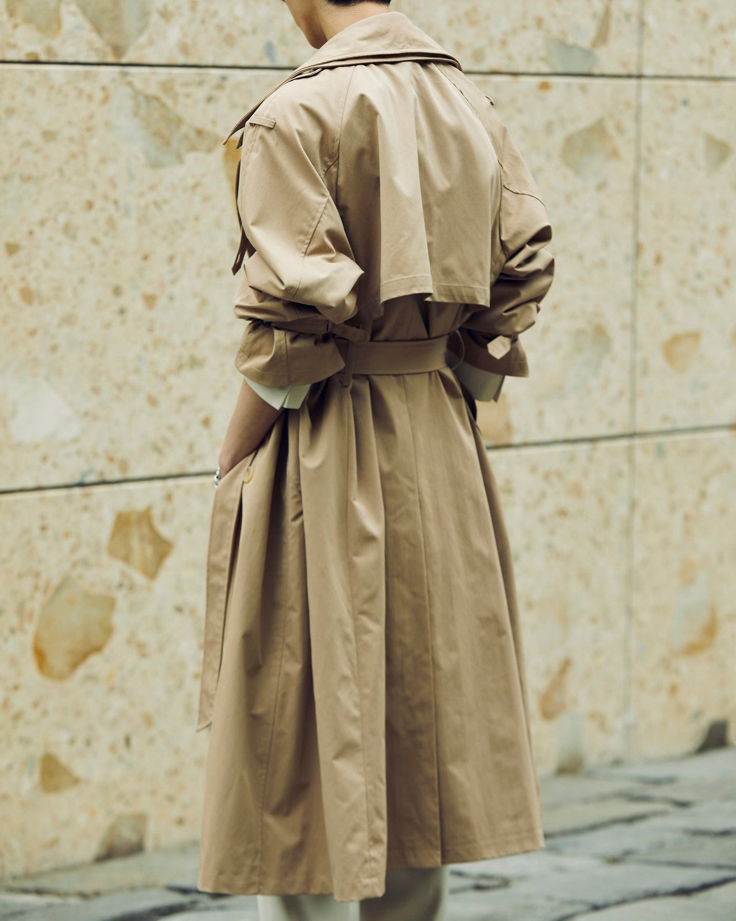 Layered Collar Trenchcoat 