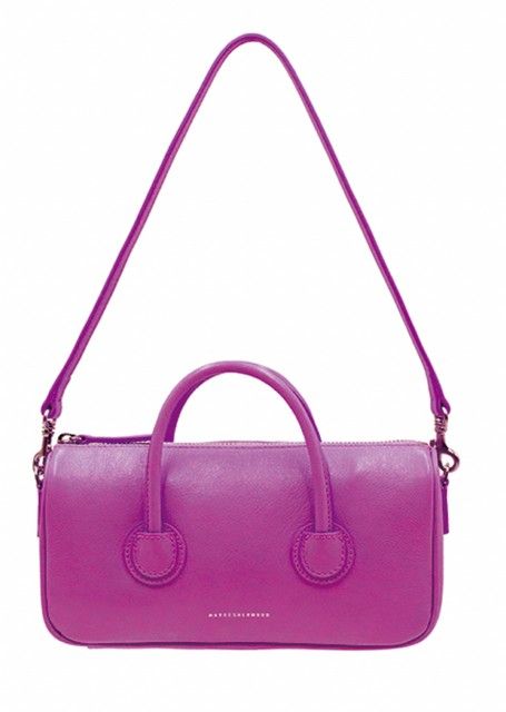 [Pre-Oder] MARGESHERWOOD - [Scheduled to ship from early January to end of February] ZIPPER SMALL PLUM PINK GLOSSY PLAIN - MW2423-BG37-PPGP 
