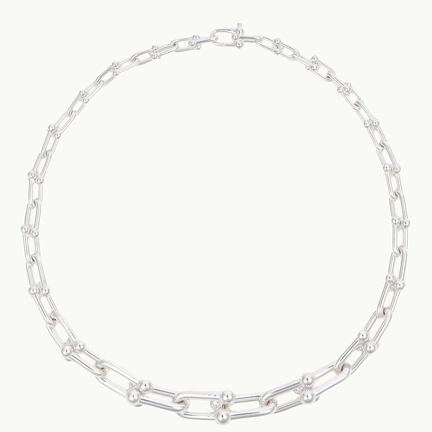 ハードウェア グラジュエイテッド リンク ネックレス