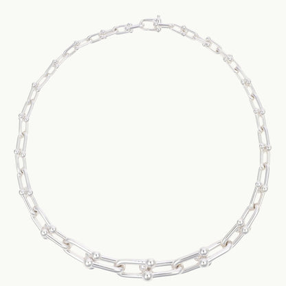 ハードウェア グラジュエイテッド リンク ネックレス