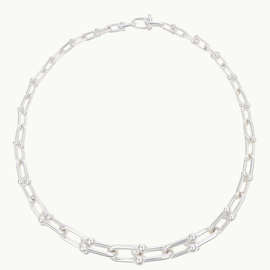 ハードウェア グラジュエイテッド リンク ネックレス