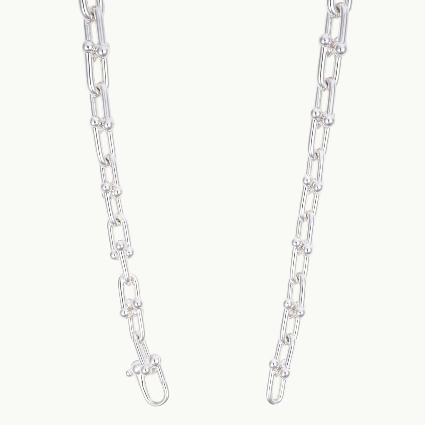 ハードウェア グラジュエイテッド リンク ネックレス