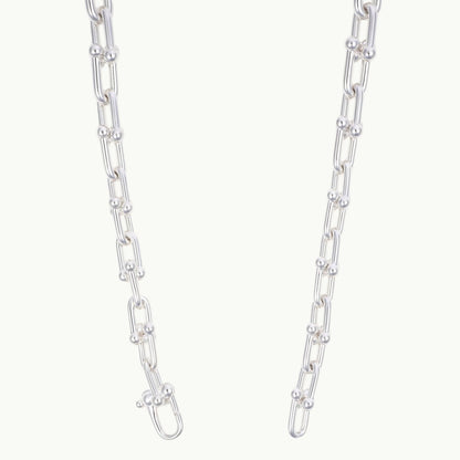ハードウェア グラジュエイテッド リンク ネックレス