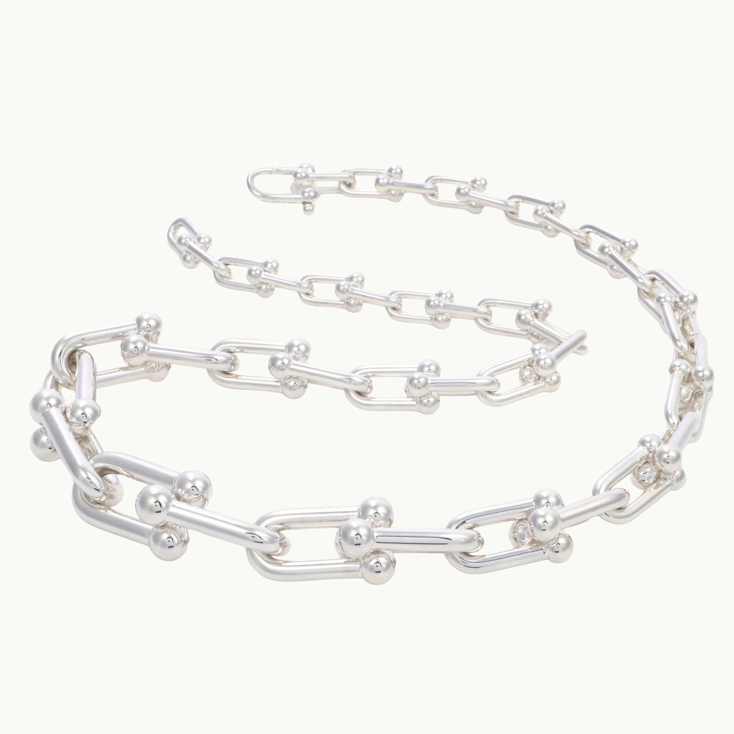 ハードウェア グラジュエイテッド リンク ネックレス
