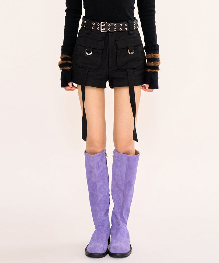Multi-pocket Short - Black