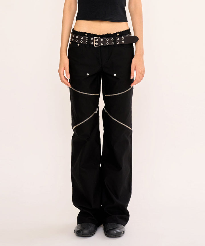 Damaged Bootcuts Pants