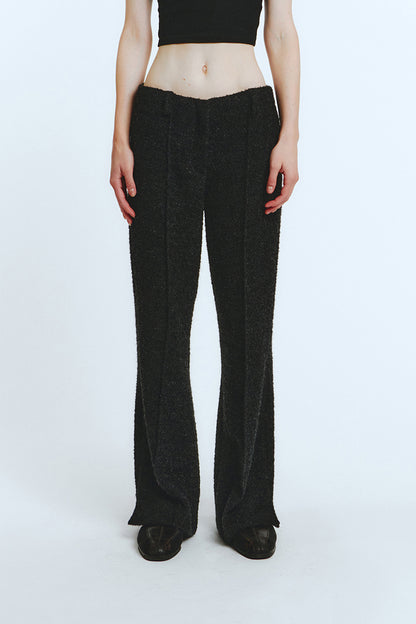BOUCLE BELL BOTTOMS Black