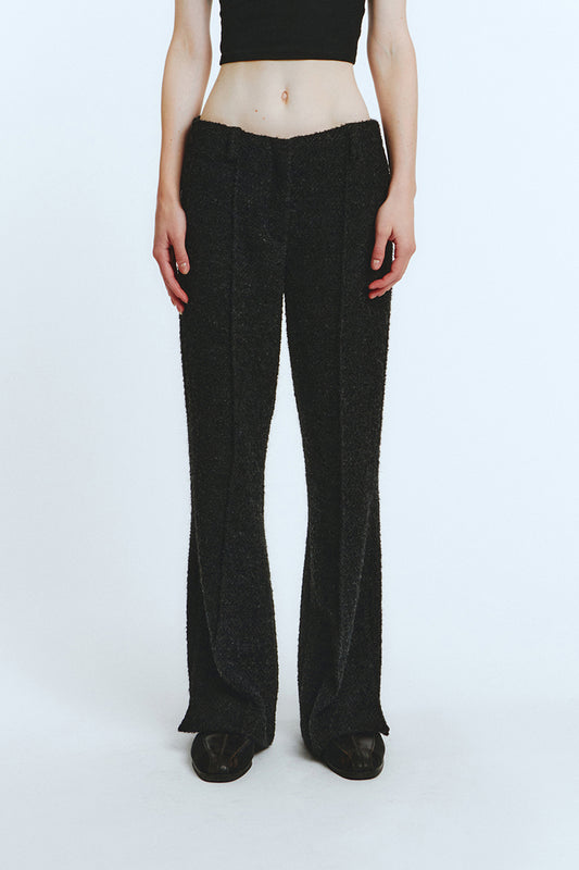 BOUCLE BELL BOTTOMS Black
