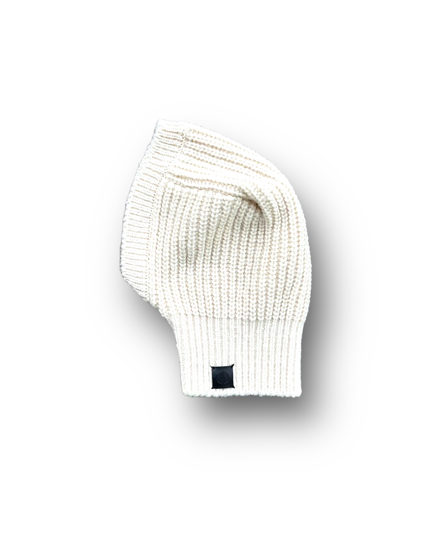 【즉납】Knit Balaclava Hoodie-WHITE 