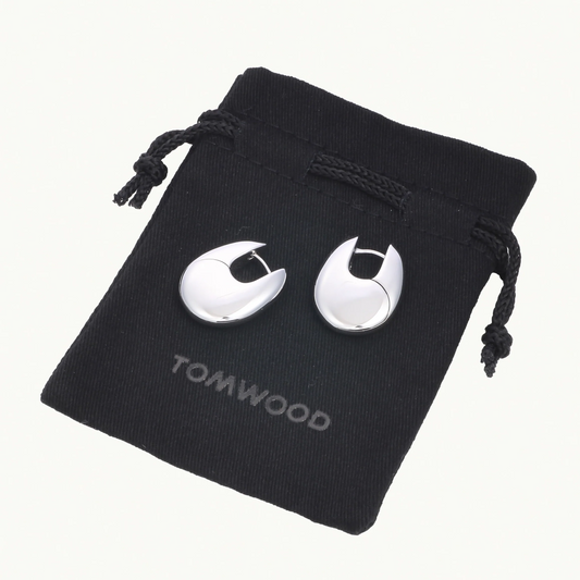 TOM WOOD Pebble Hoops Medium 商品画像4/4