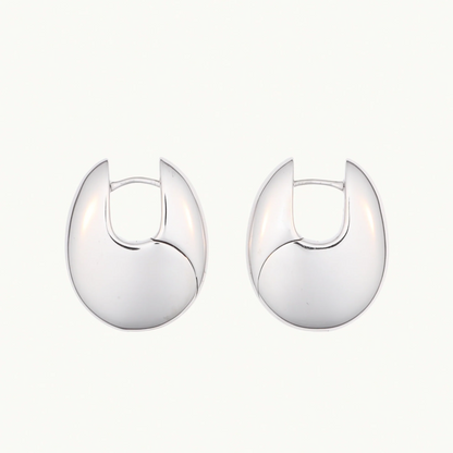 Pebble Hoops Medium