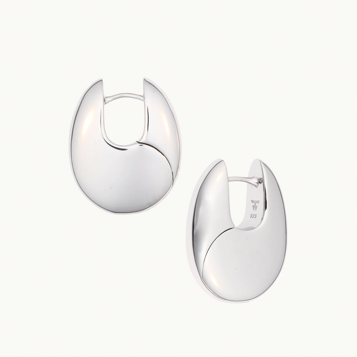 Pebble Hoops Medium