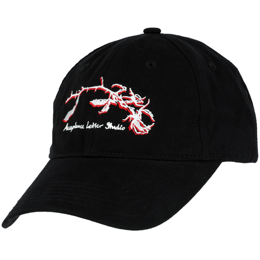Rose Thorn Cap - Cream, Black