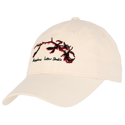 Rose Thorn Cap - Cream, Black