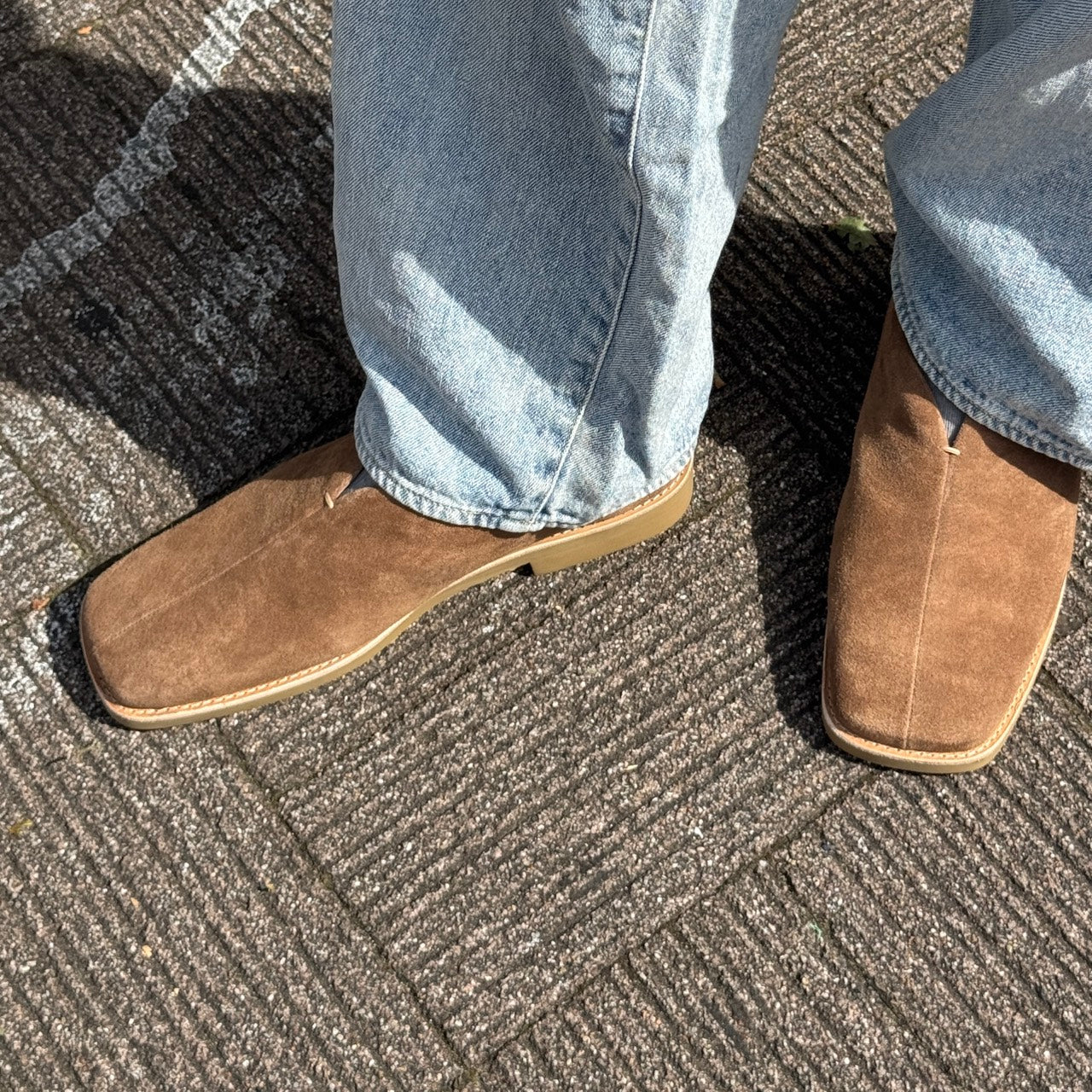 Suede Minimal Mule Loafer