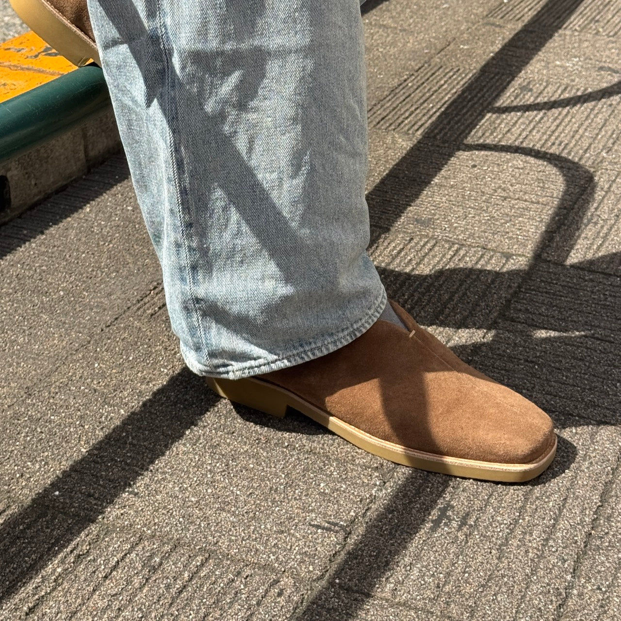 Suede Minimal Mule Loafer