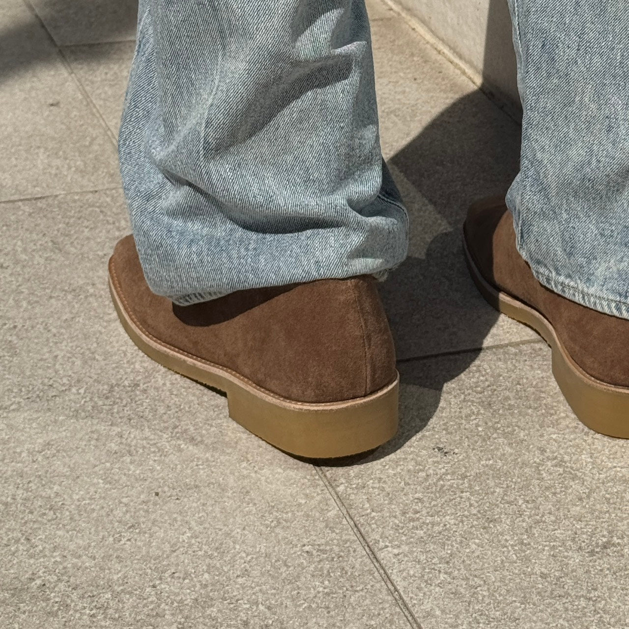 Suede Minimal Mule Loafer
