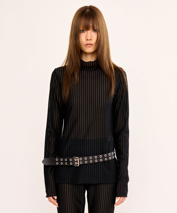 See-through Body Top - Black