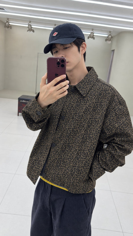 Viva Leopard Crop Jacket