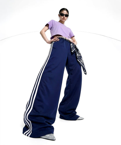 【C Wear シーウエア】 Oversized Crop T-Shirt Light Purple