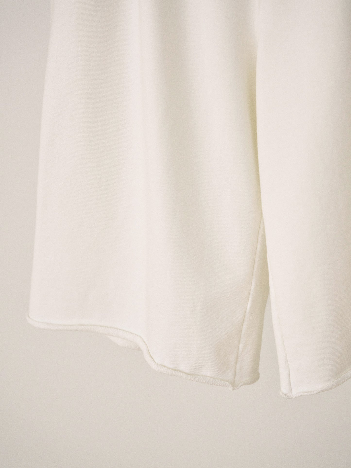 Cutoff Half Sweatpants - Ivory