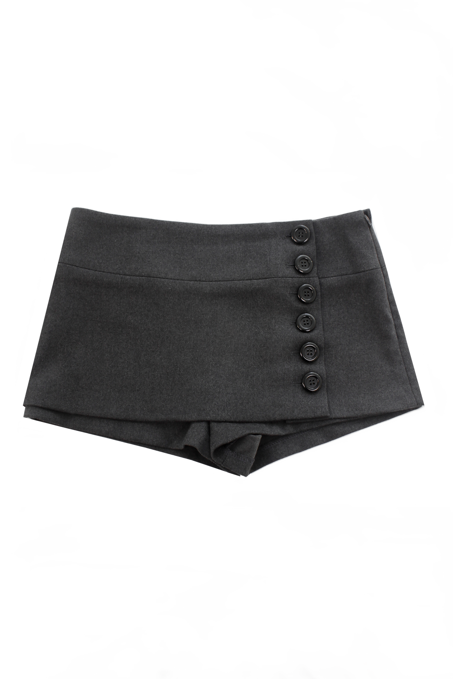 [MIAE] [2nd] [ID] Classic Button Skort (Gray)