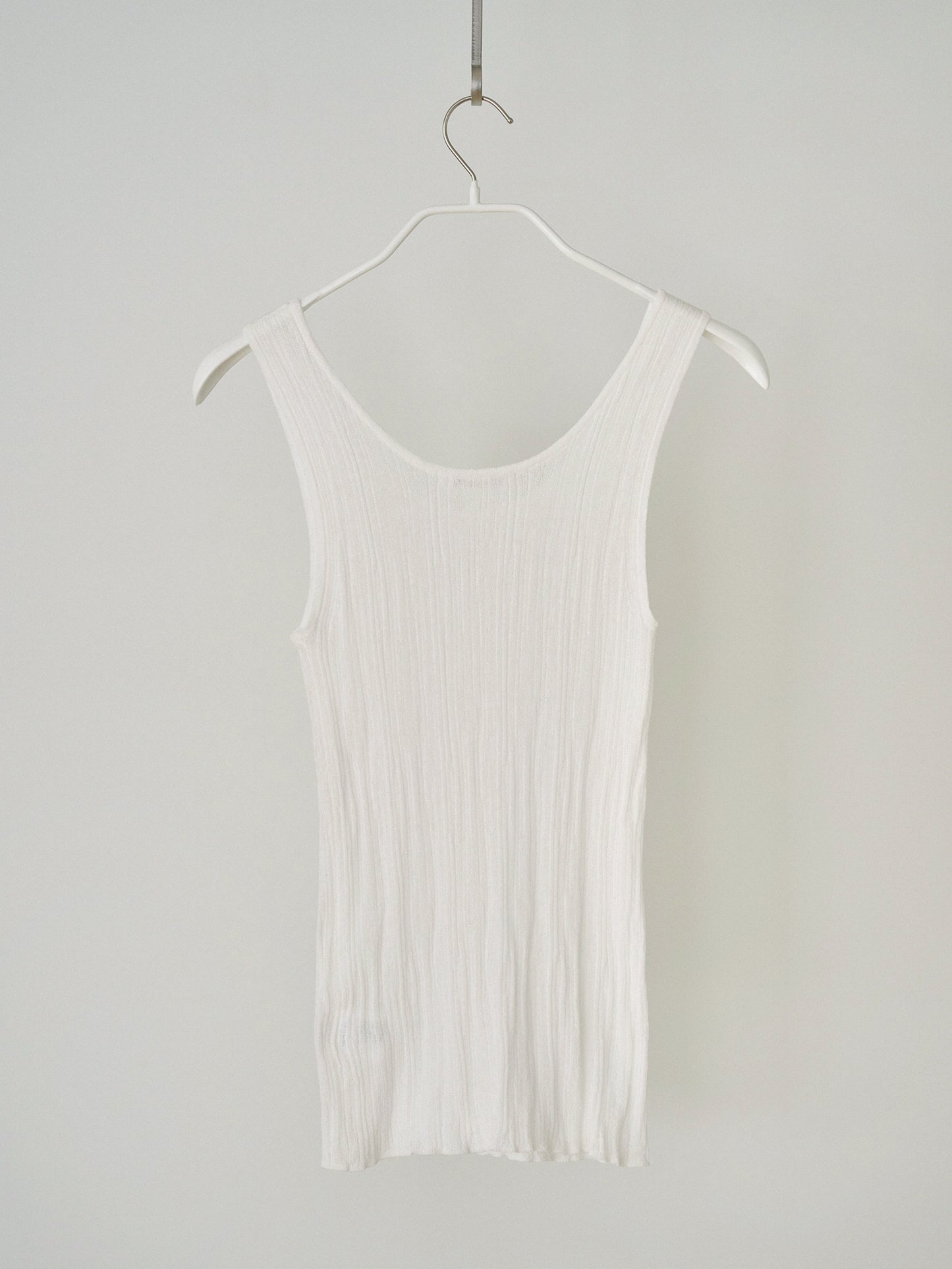 Multi Rib Sleeveless - Ivory