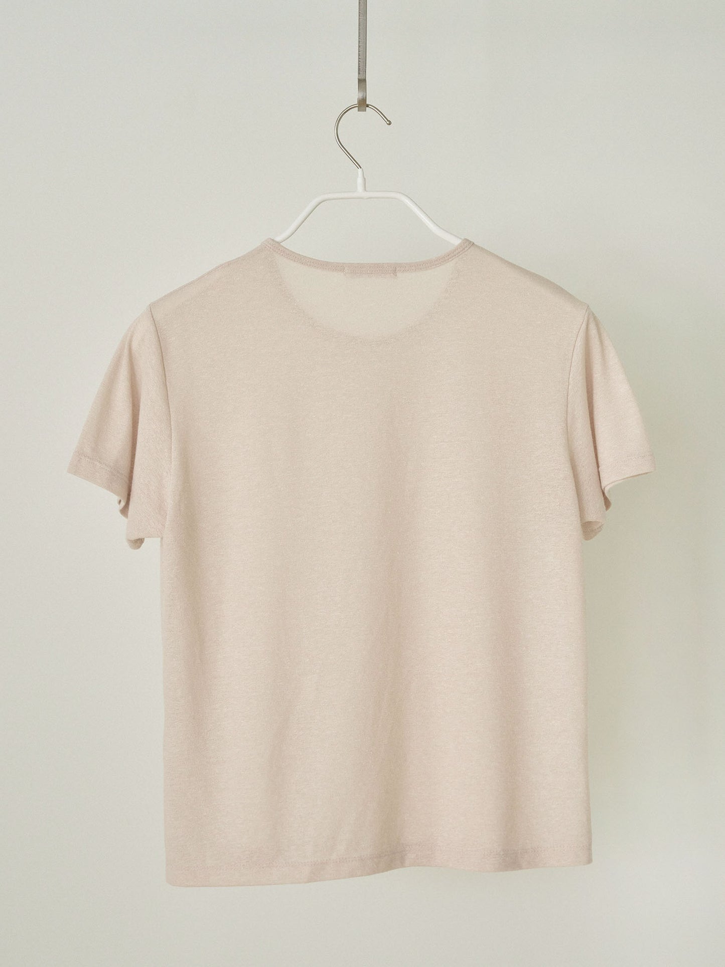 Linen Basic Short Sleeve - Beige