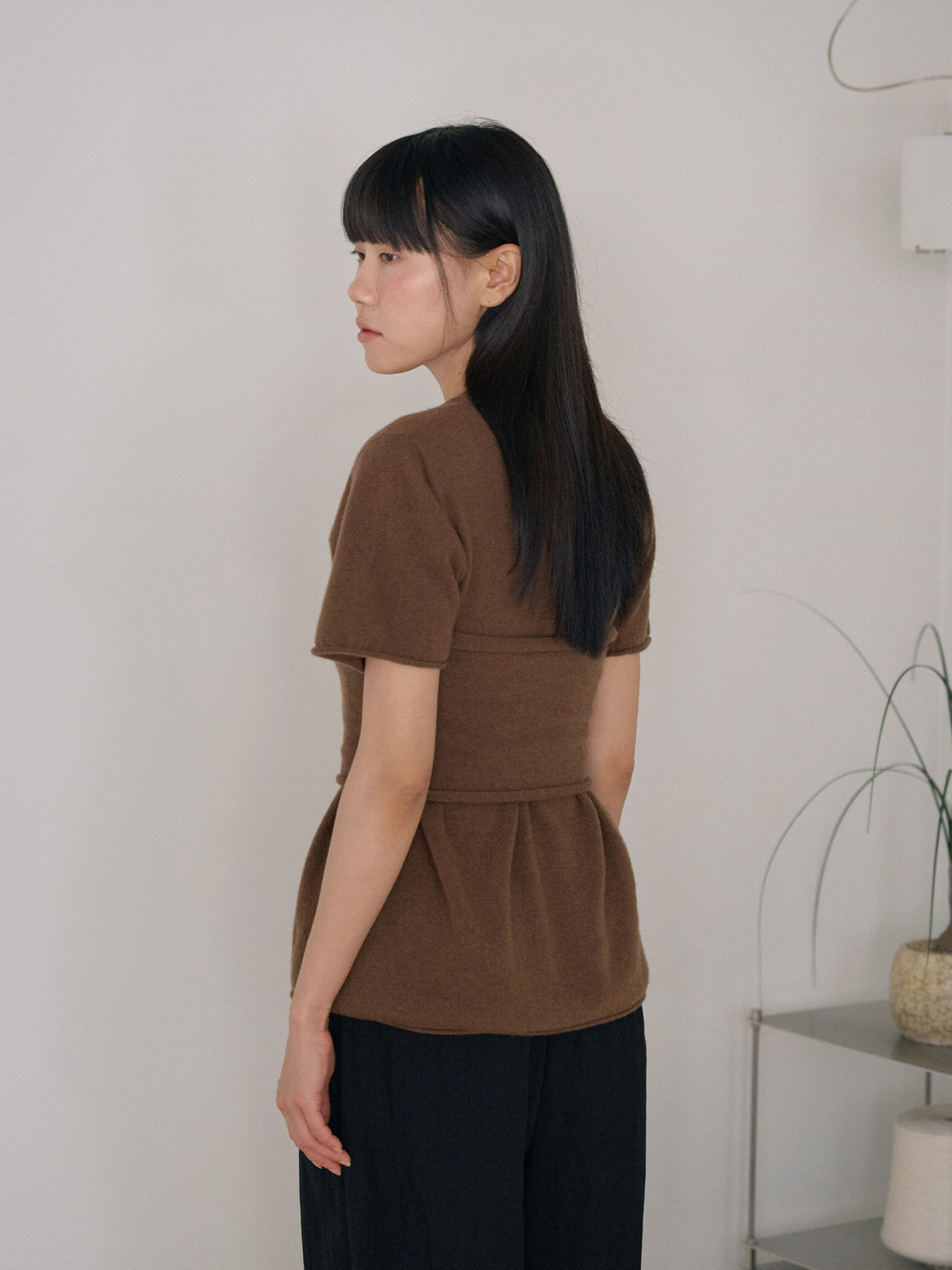 Cashmere Bustier - Brown 9