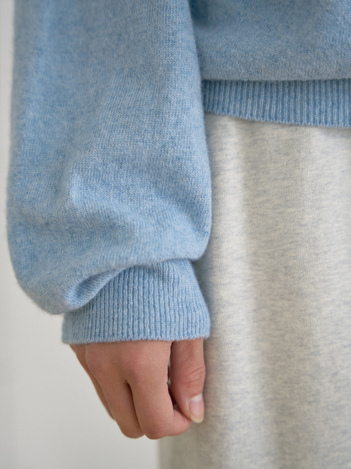 MARAN Cashmere Round Pullover - Blue 商品画像16/21