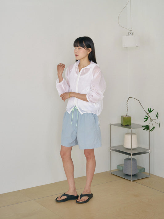 Ripstop Half Pants - Blue