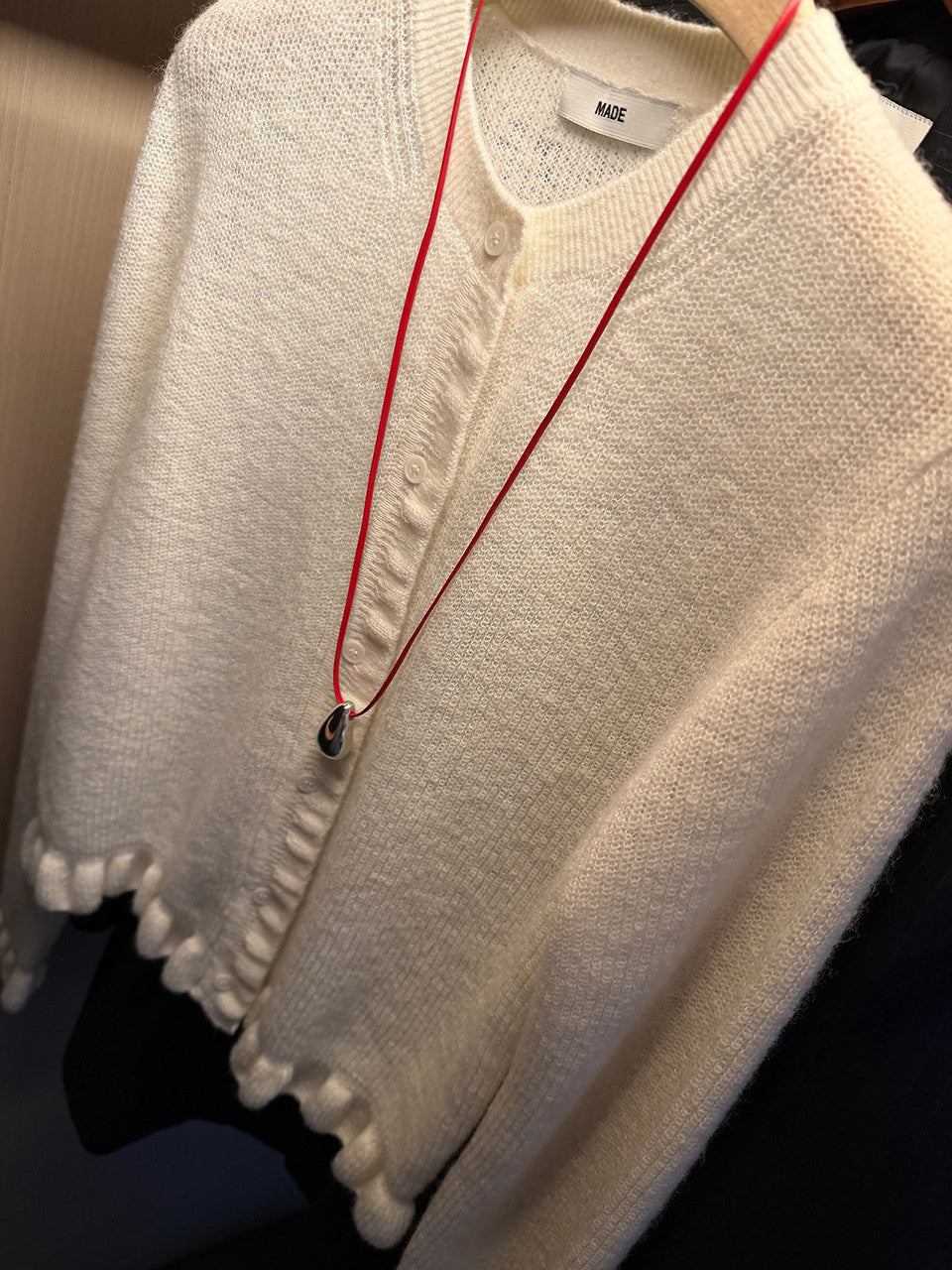 【A MA:DE】Water drop necklace ( 2color )