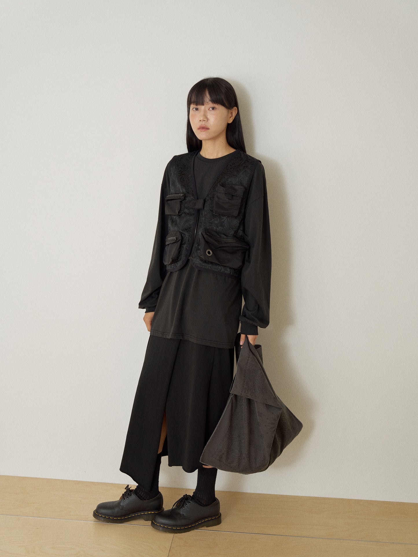 Pigment Square Bag - Charcoal