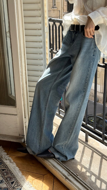 Wide Cuff Denim