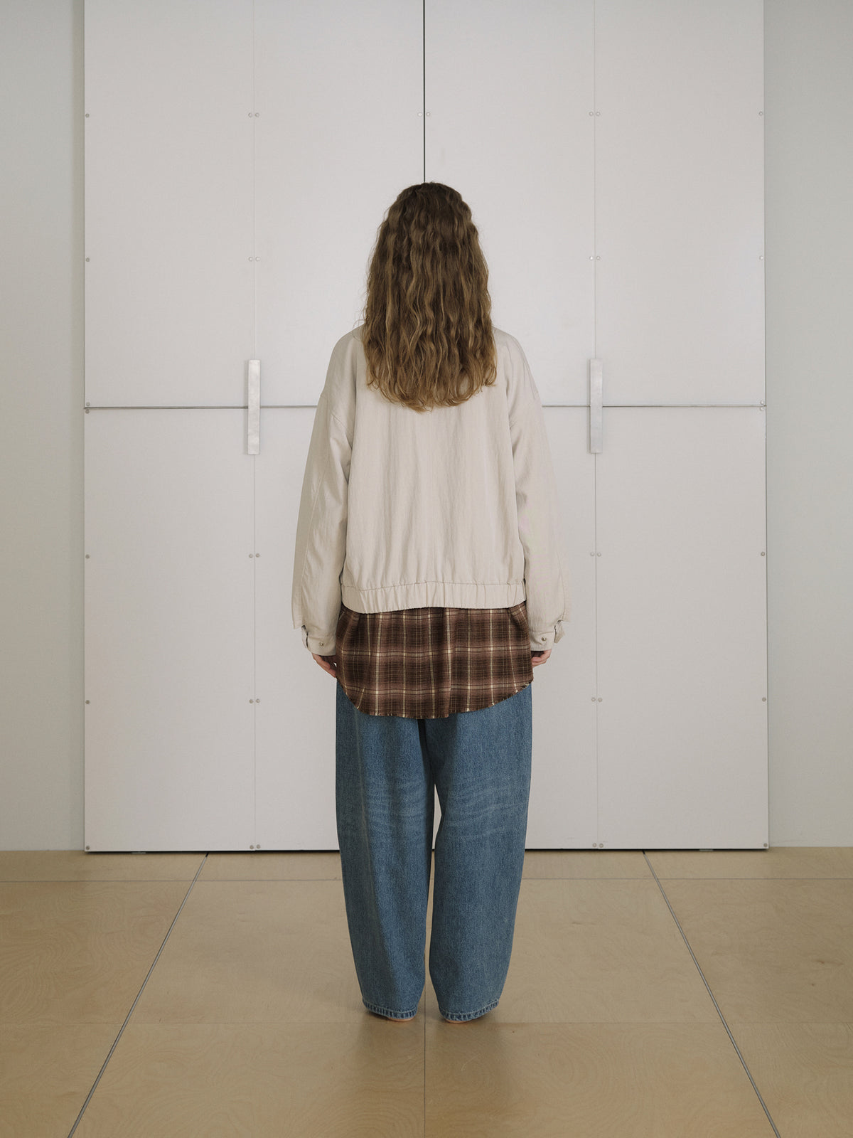 Washed Gabardine Blouson - Beige 8