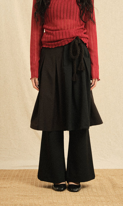 Skirt Pants Black (Ver. 26ss)