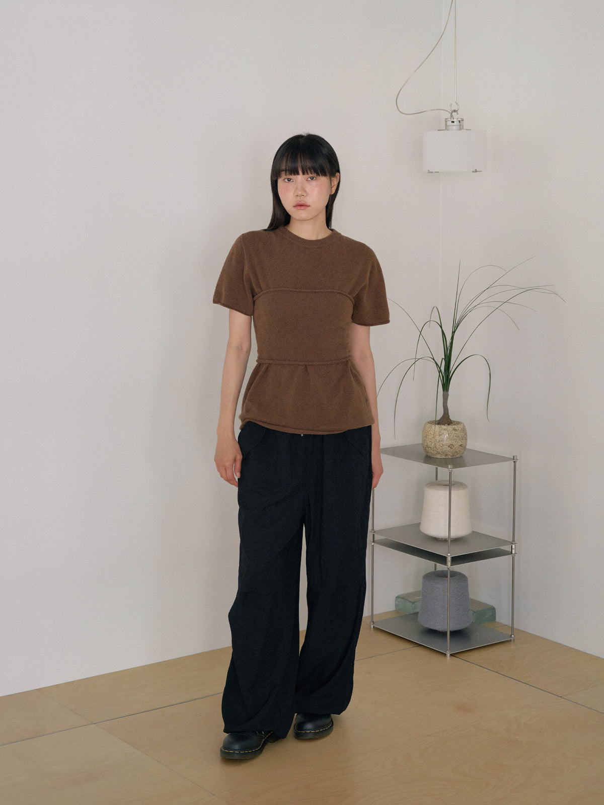Cashmere Bustier - Brown 8