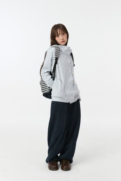 JERSEY STRIPE BACKPACK, CHARCOAL