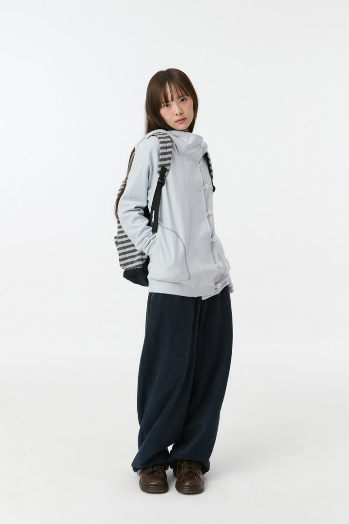 JERSEY STRIPE BACKPACK, CHARCOAL