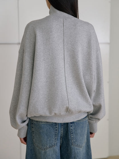 Ray Zip-up Cardigan - Gray 11