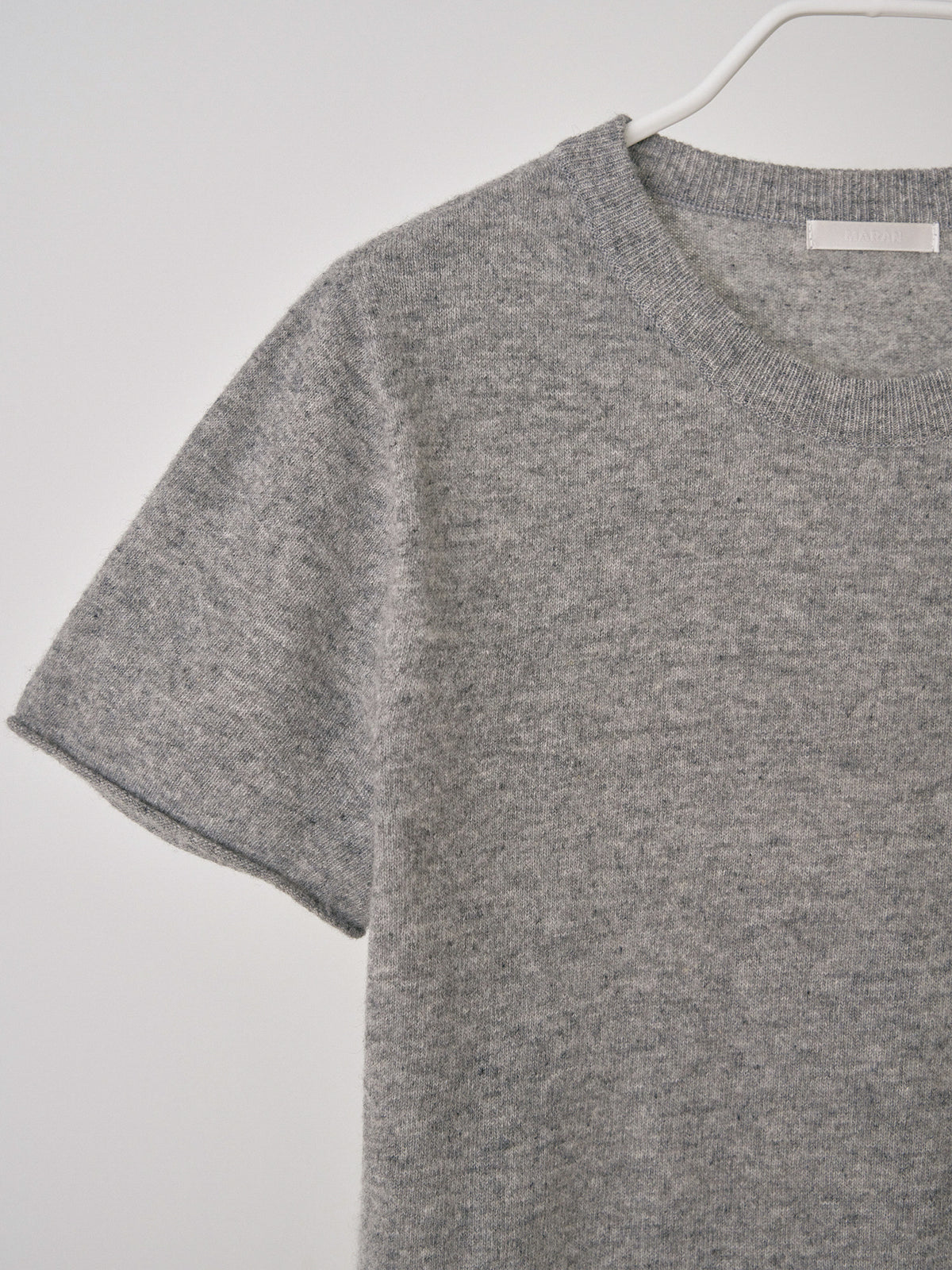 Cutoff Short Sleeve Pullover - Gray 7