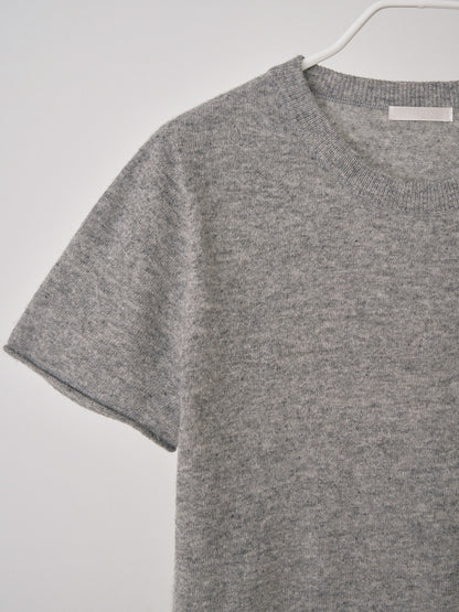 Cutoff Short Sleeve Pullover - Gray 7