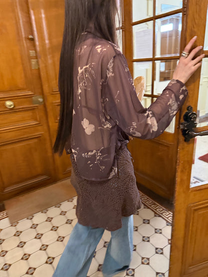 Openwork Knit Skirt