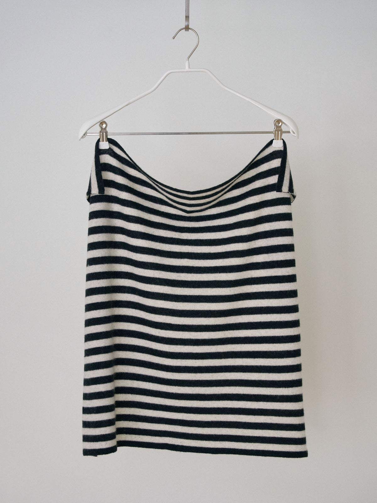 Stripe Square Scarf - Black 6