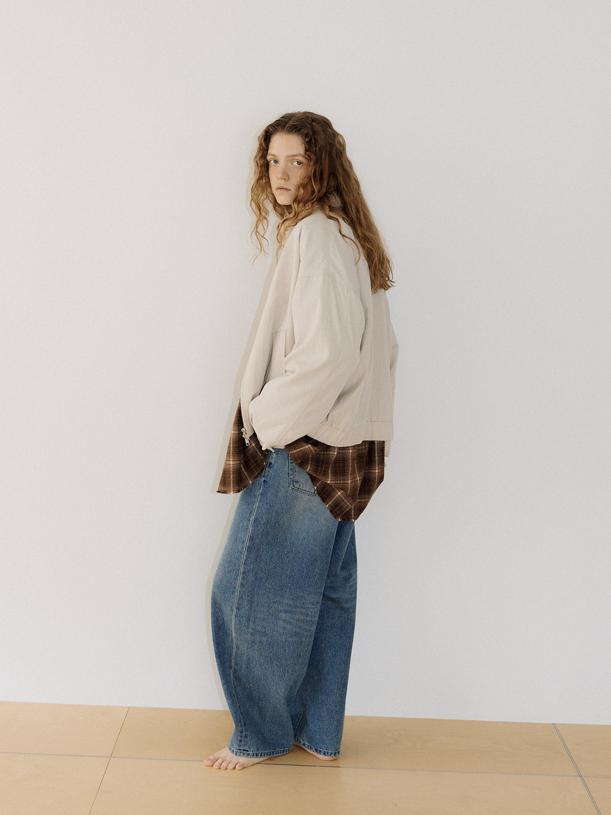 Tapered Denim Pants - Indigo 2