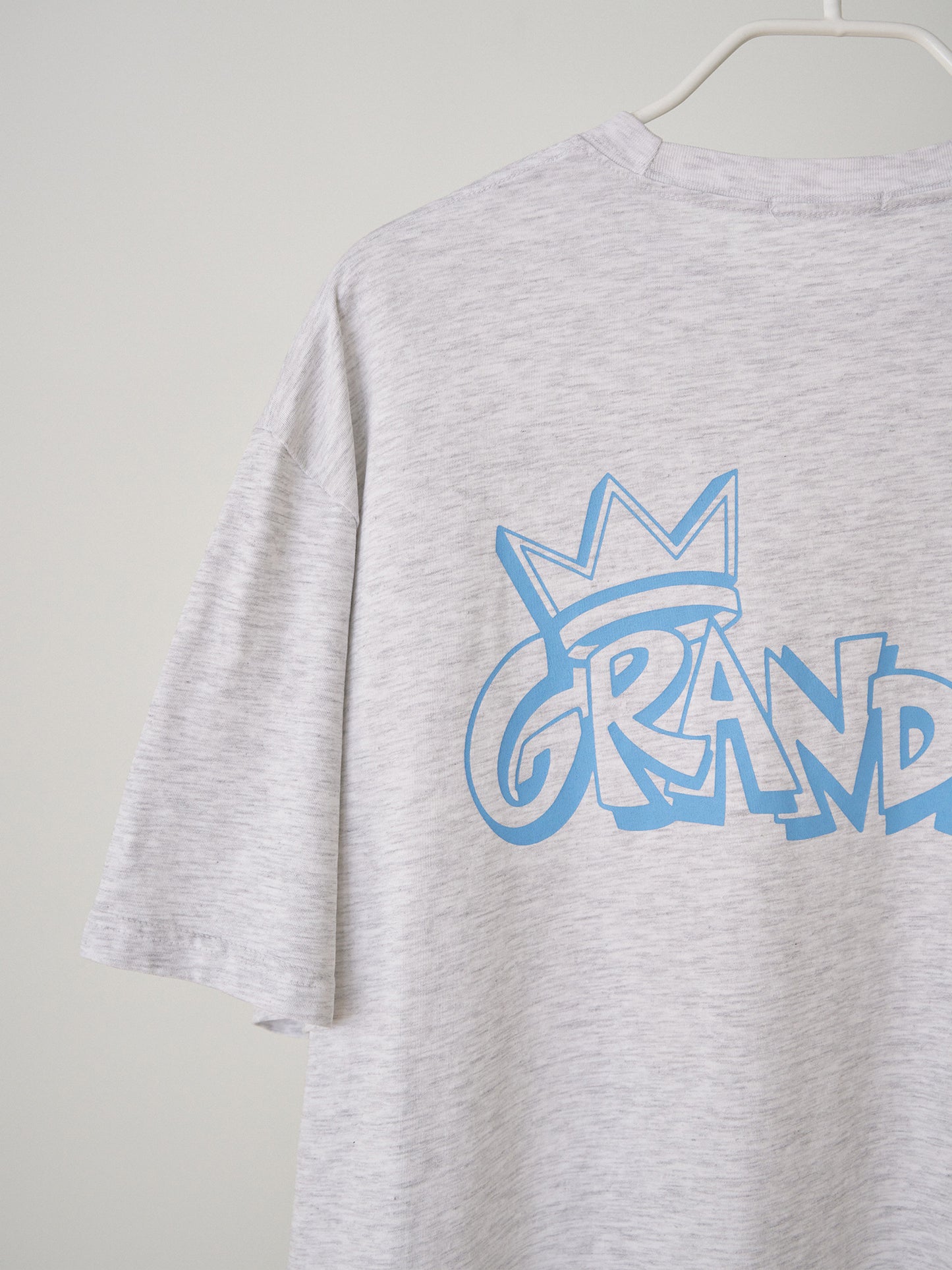 Granma Printing Short Sleeve - Light Gray