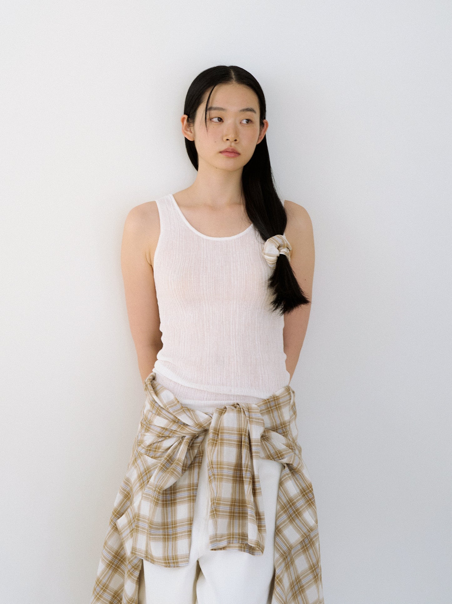 Multi Rib Sleeveless - Ivory